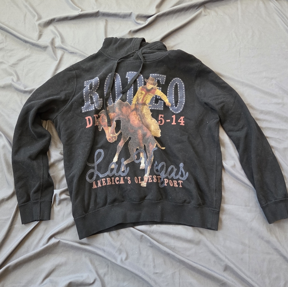 Rodeo Quincy Black Graphic Sweatshirt
